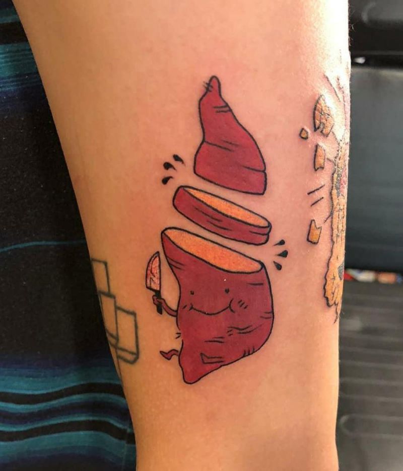 12 Unique Sweet Potato Tattoos You Will Love