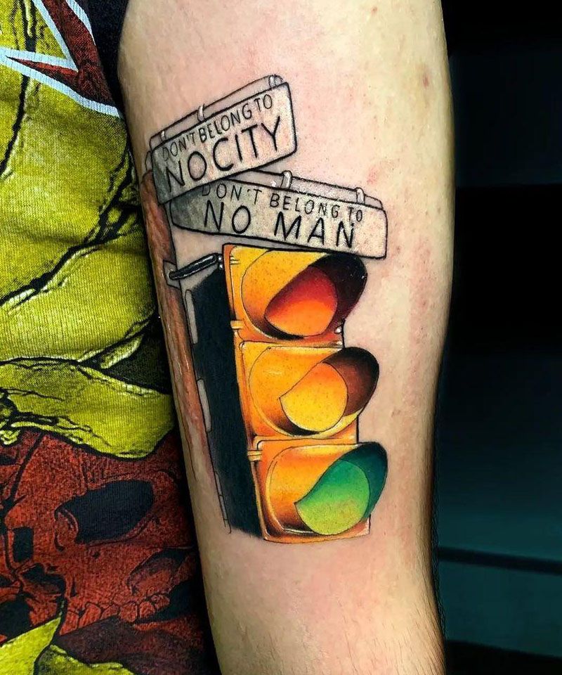 7 Unique Traffic Light Tattoos You Can Copy