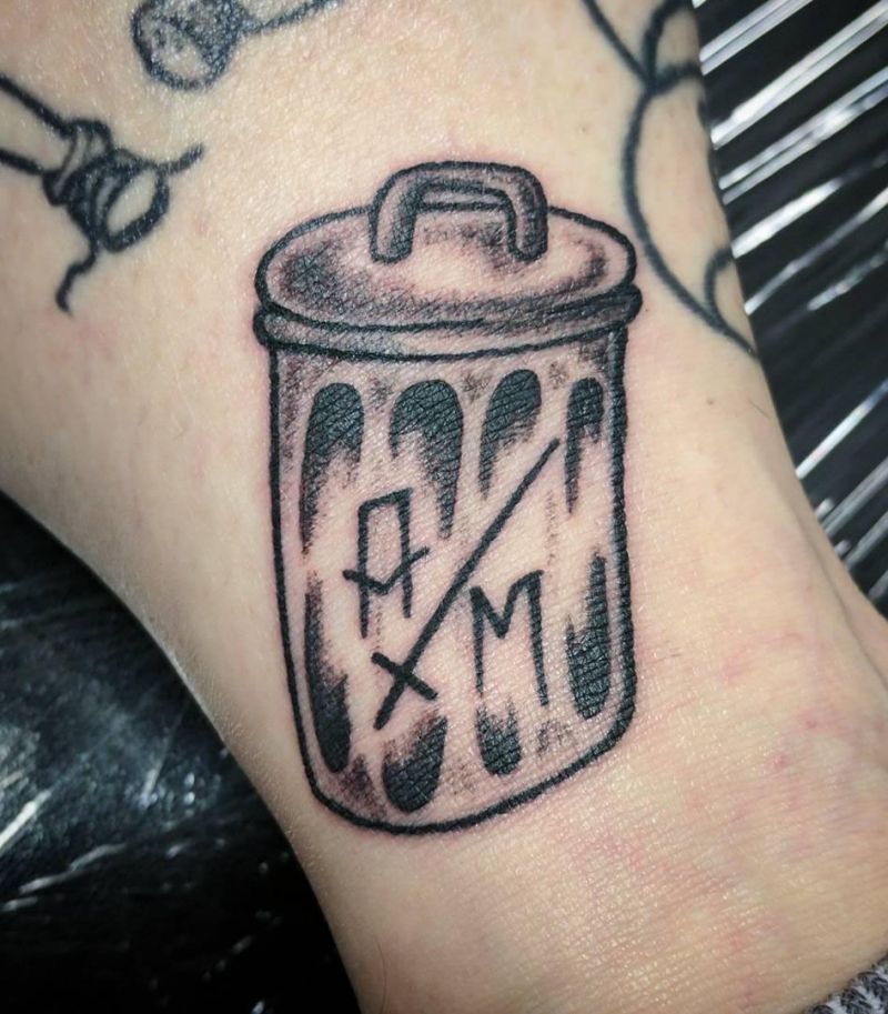 30 Unique Trash Can Tattoos You Must Love