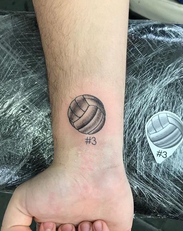 30 Pretty Volleyball Tattoos You Will Love