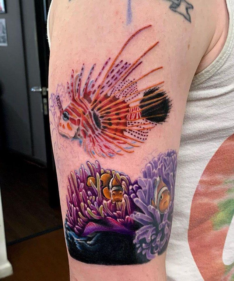 30 Cute Clownfish Tattoos You Must Love