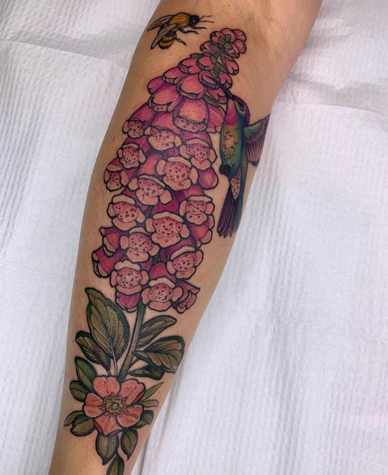 30 Pretty Foxglove Tattoos You Will Love