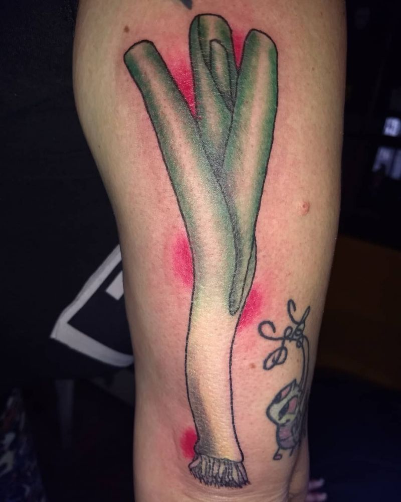 30 Unique Leek Tattoos You Can Copy