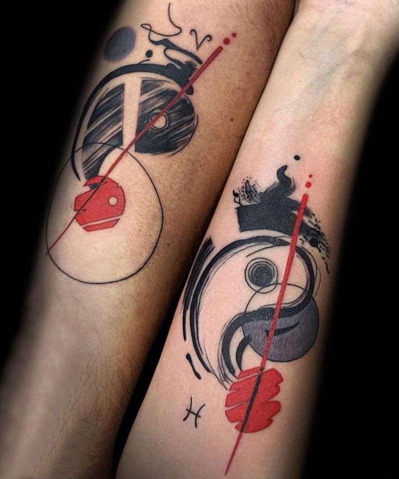 30 Pretty Abstract Art Tattoos You Can Copy