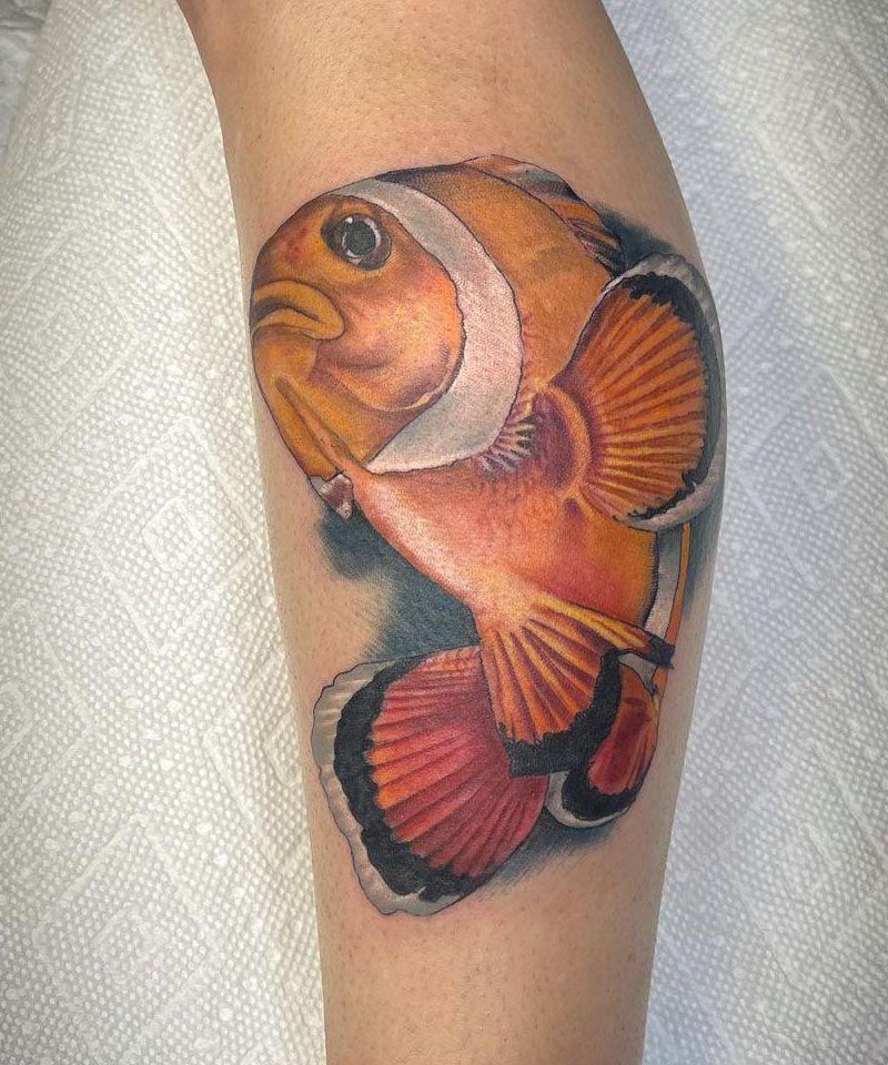 30 Cute Clownfish Tattoos You Must Love