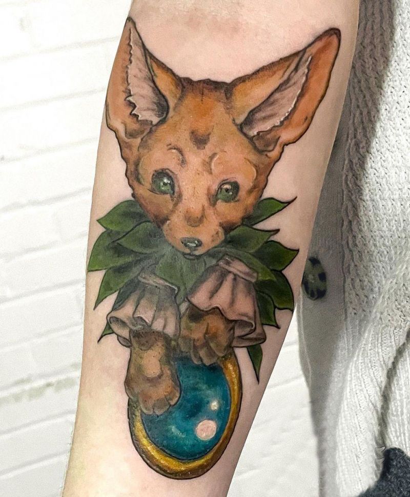 30 Pretty Fennec Fox Tattoos You Must Try