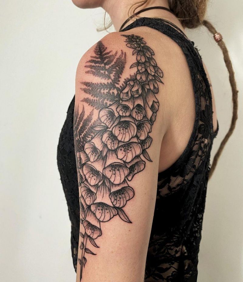 30 Pretty Foxglove Tattoos You Will Love