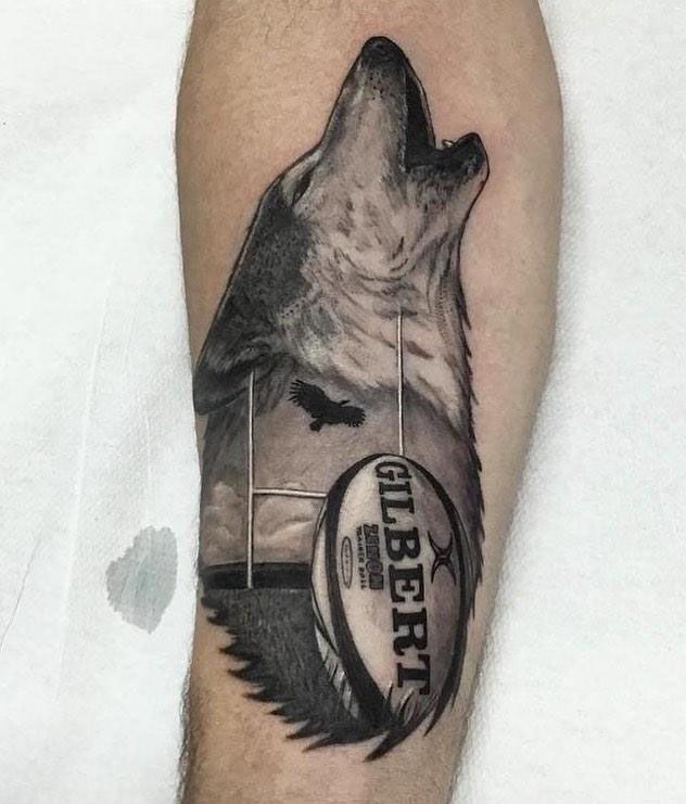 30 Pretty Rugby Tattoos You Will Love