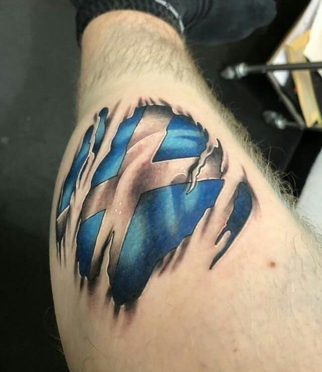 26 Pretty Saltire Tattoos You Can Copy