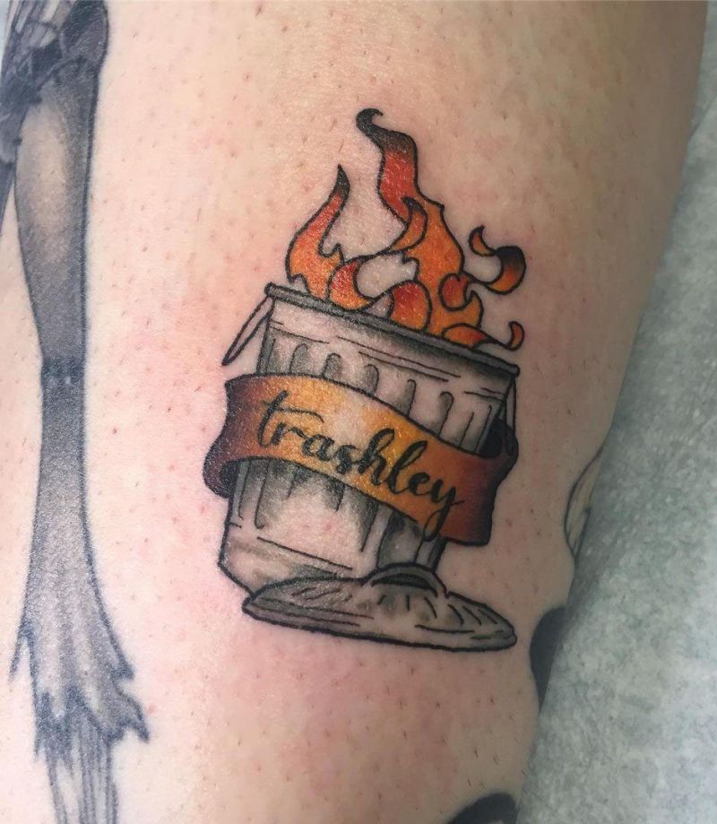 30 Unique Trash Can Tattoos You Must Love