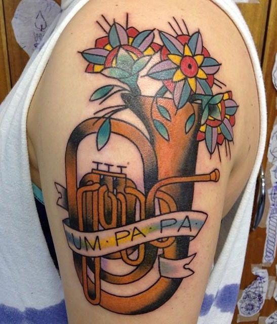28 Pretty Tuba Tattoos You Can Copy