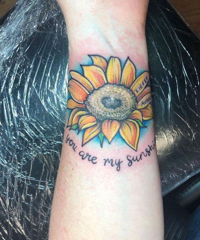 30 Pretty You Are My Sunshine Tattoos to Inspire You