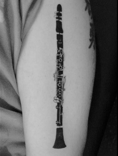 30 Unique Clarinet Tattoos You Must Love