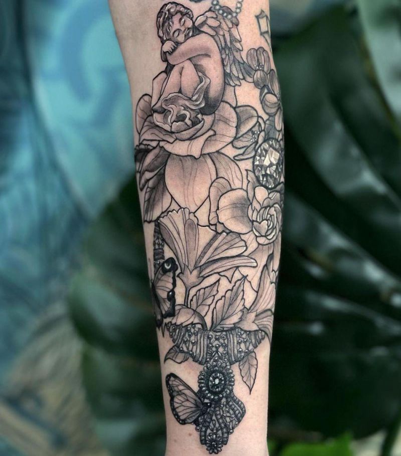 30 Unique Gardenia Tattoos You Must Love