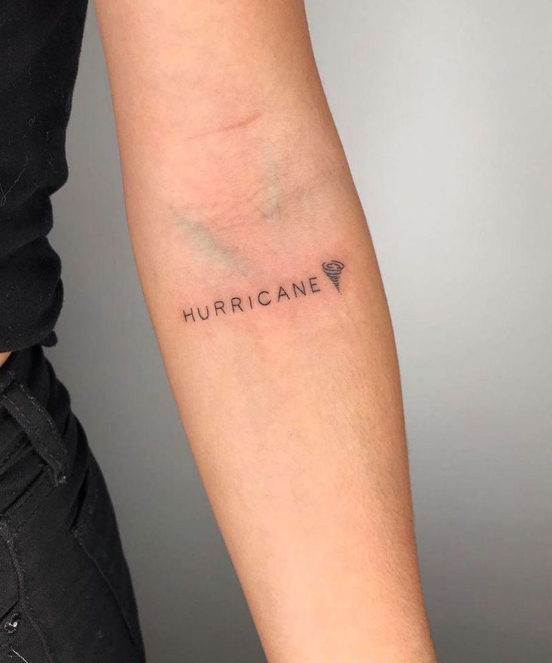 30 Gorgeous Hurricane Tattoos You Must Love