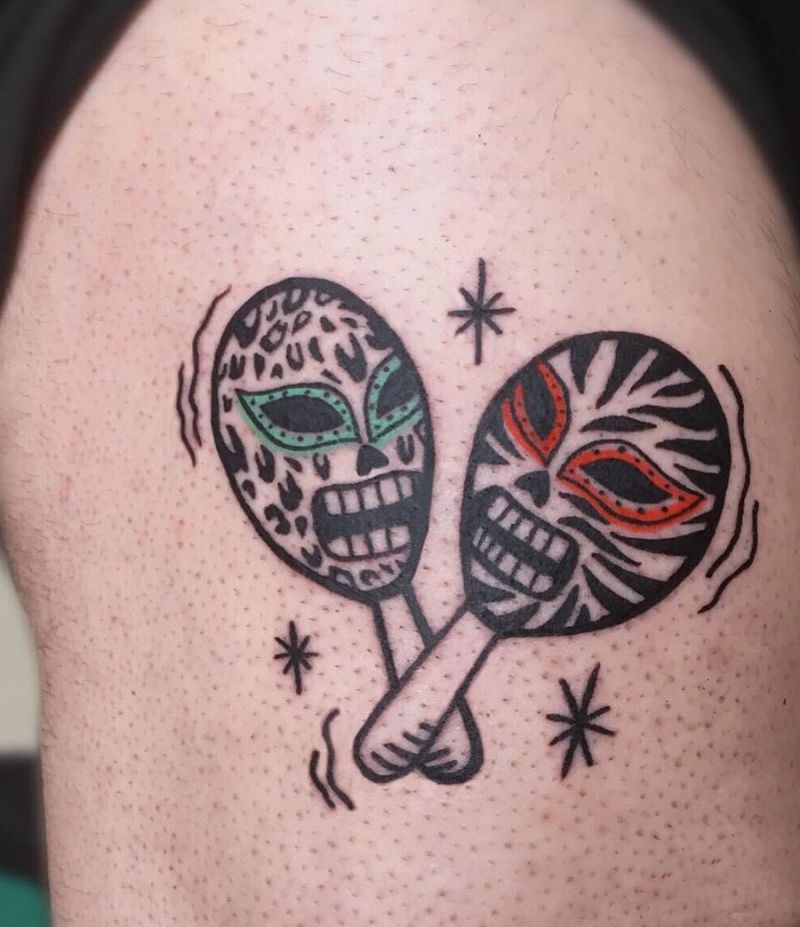 27 Pretty Maracas Tattoos You Will Love