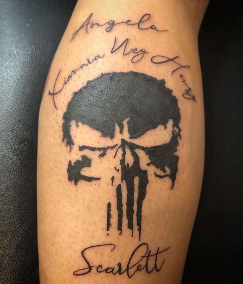 30 Unique Punisher Tattoos to Inspire You