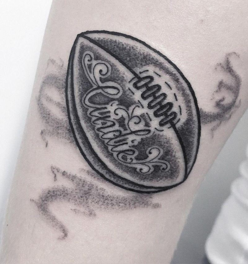 30 Pretty Rugby Tattoos You Will Love