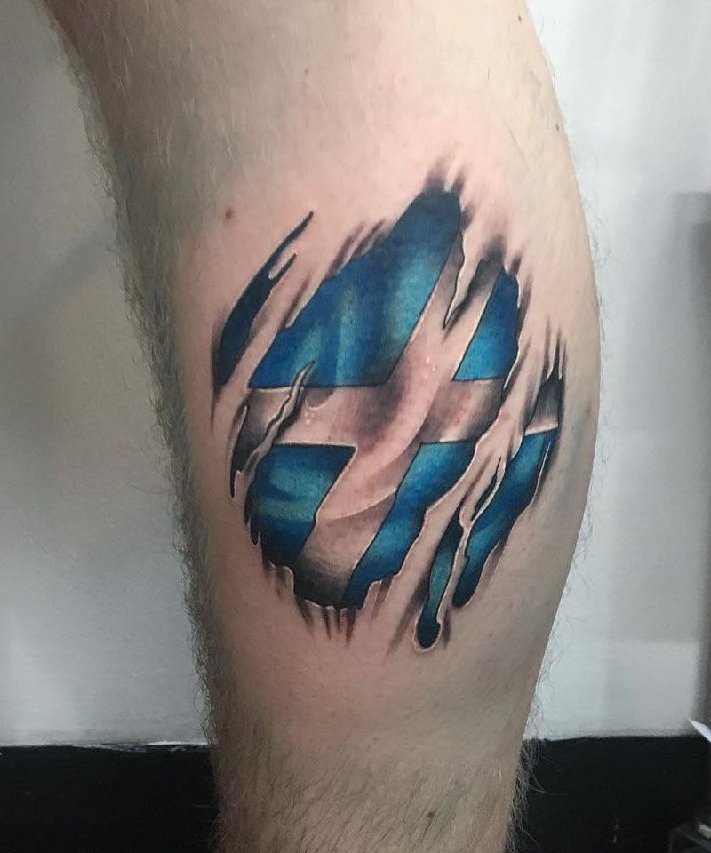 26 Pretty Saltire Tattoos You Can Copy