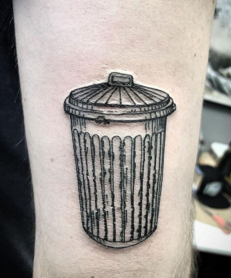 30 Unique Trash Can Tattoos You Must Love