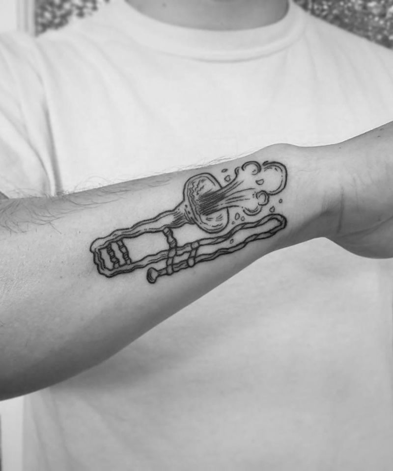 30 Gorgeous Trombone Tattoos You Must Try