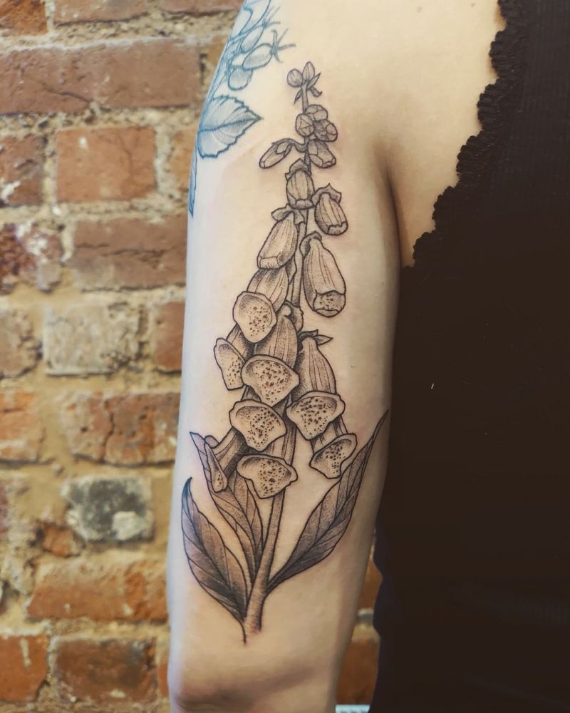 30 Pretty Foxglove Tattoos You Will Love