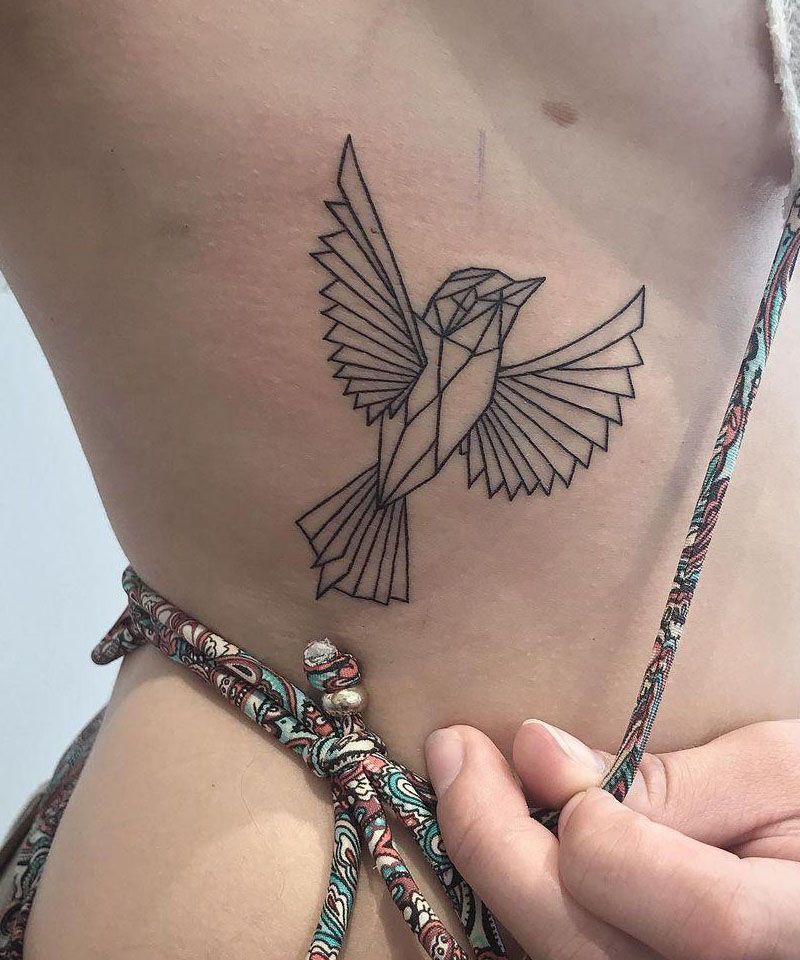 30 Unique Geometric Bird Tattoos You Can Copy