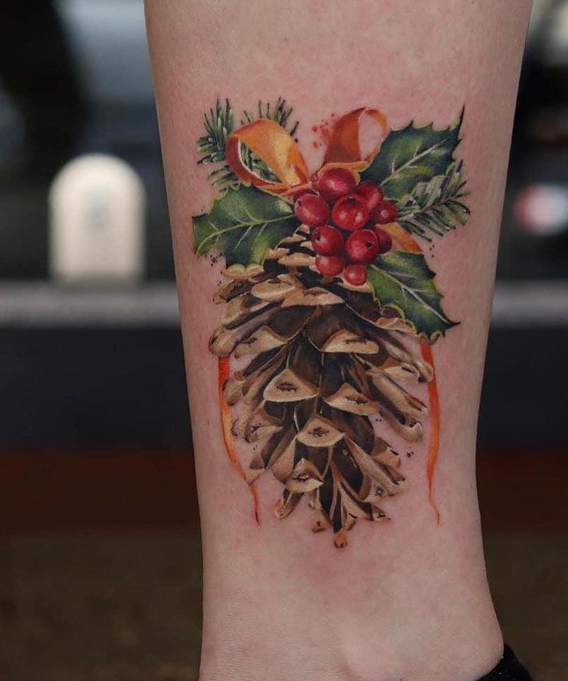 30 Pretty Holly Tattoos You Will Love