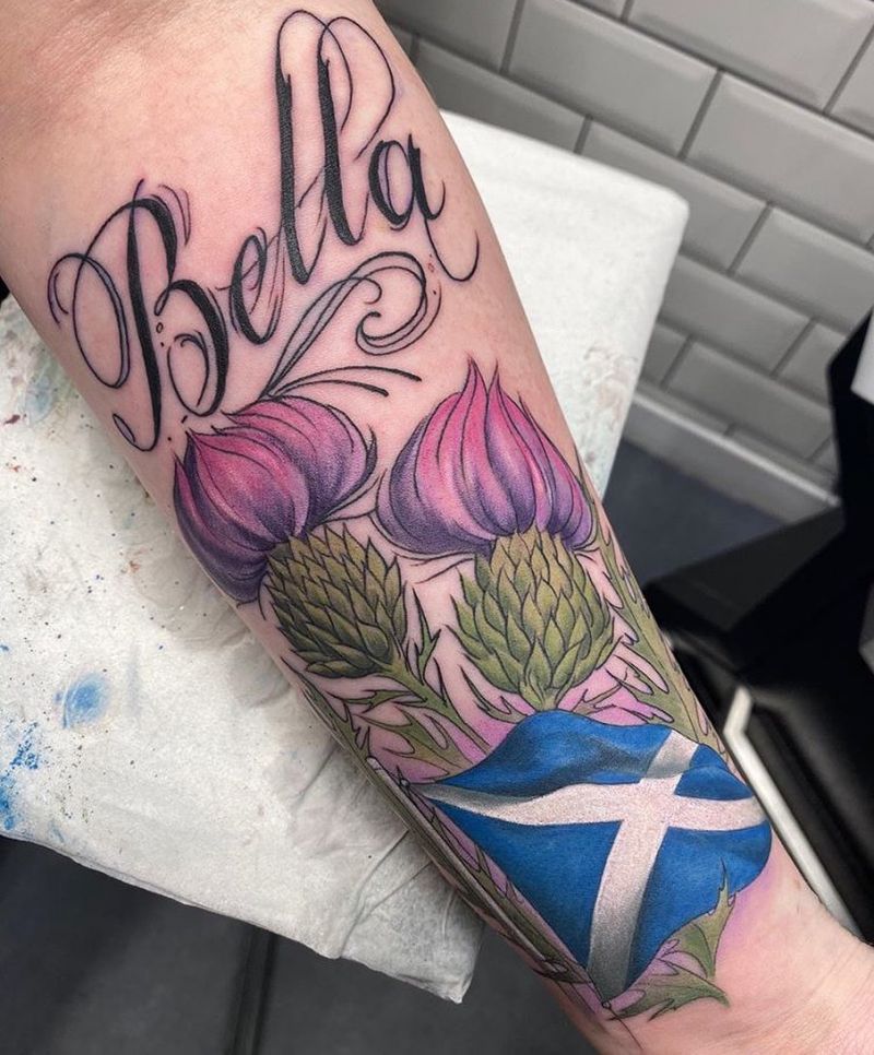 26 Pretty Saltire Tattoos You Can Copy