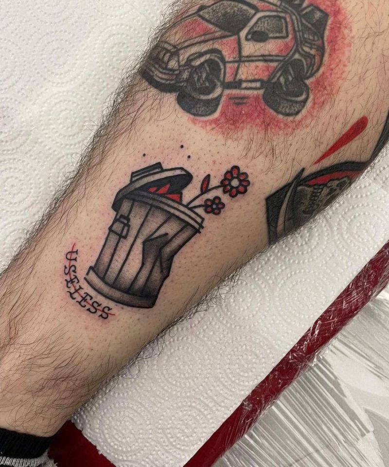 30 Unique Trash Can Tattoos You Must Love