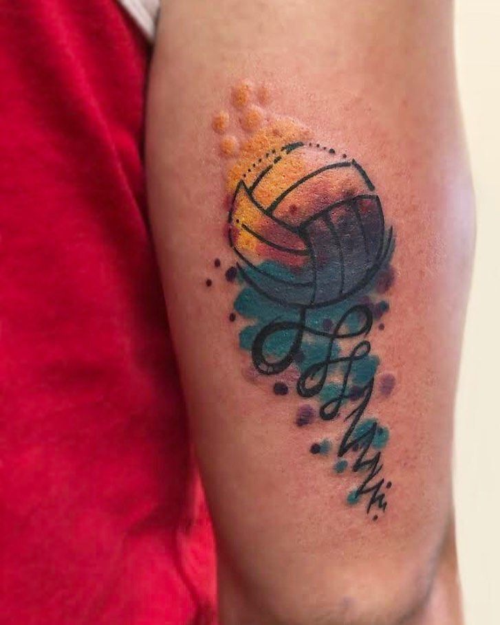 30 Pretty Volleyball Tattoos You Will Love