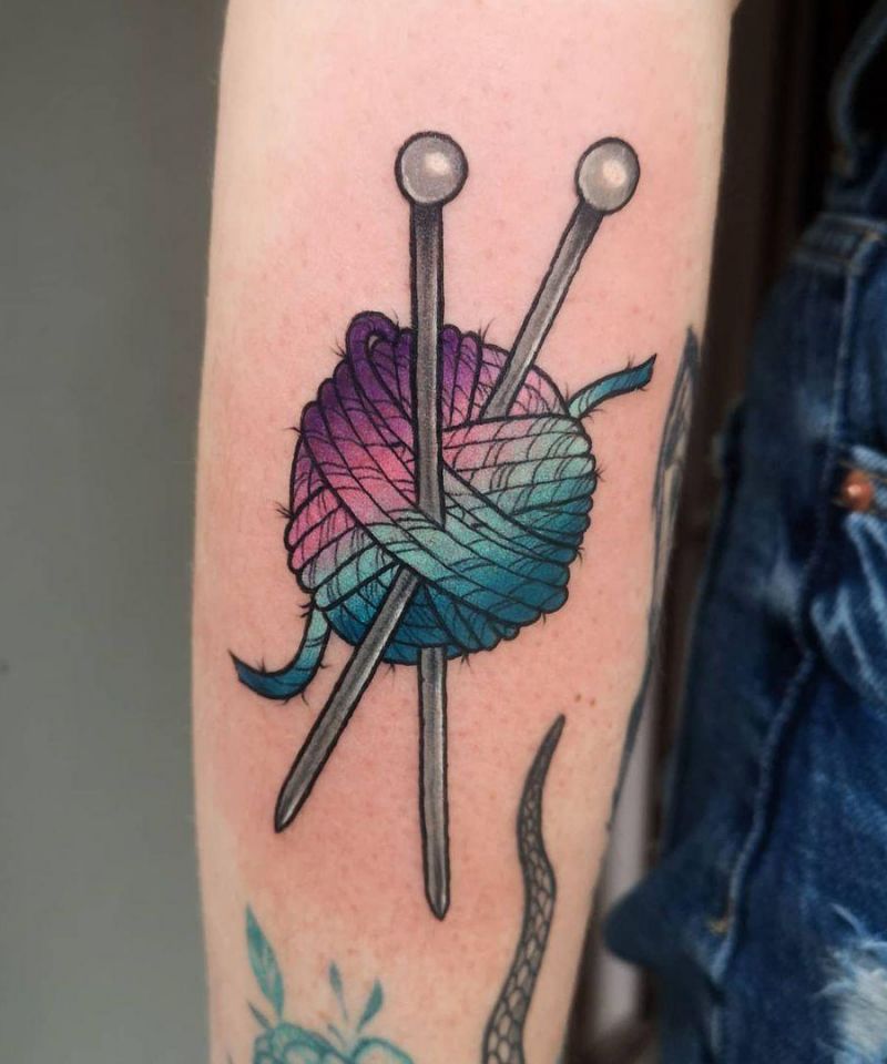 30 Pretty Yarn Tattoos You Can Copy