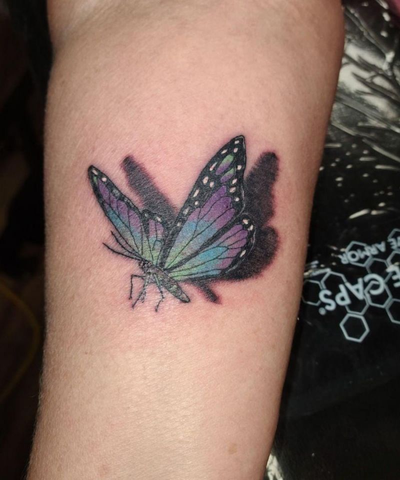 30 Pretty 3D Butterfly Tattoos You Will Love