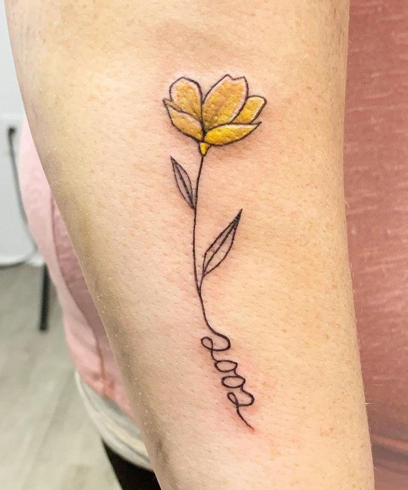 30 Unique Buttercup Tattoos You Must Love