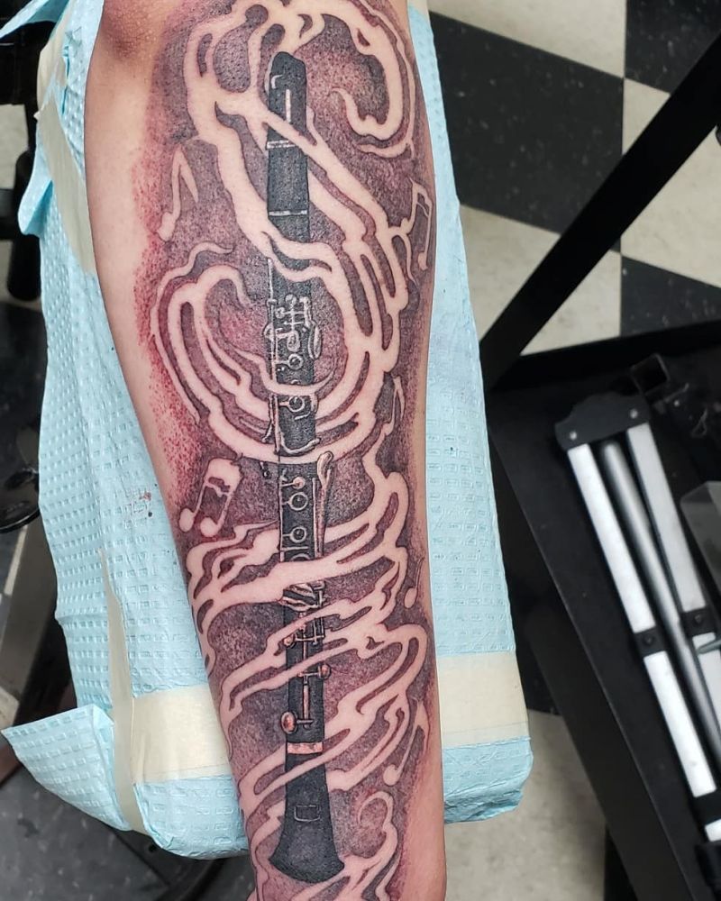 30 Unique Clarinet Tattoos You Must Love