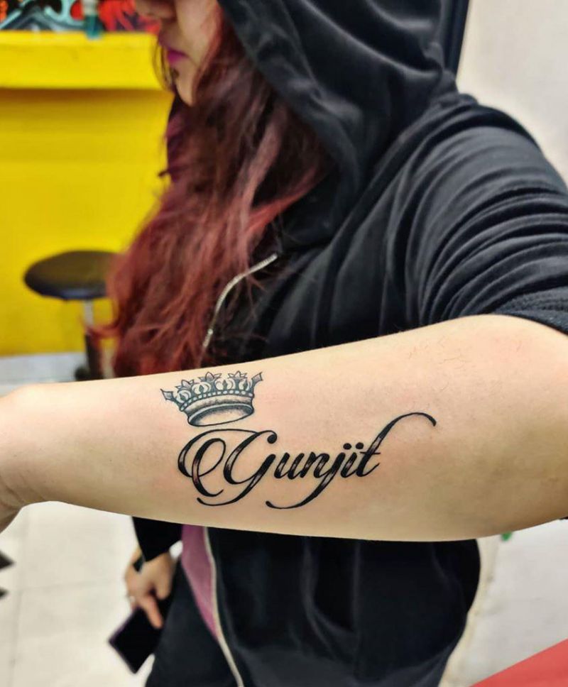 30 Pretty Crown Tattoos You Will Love