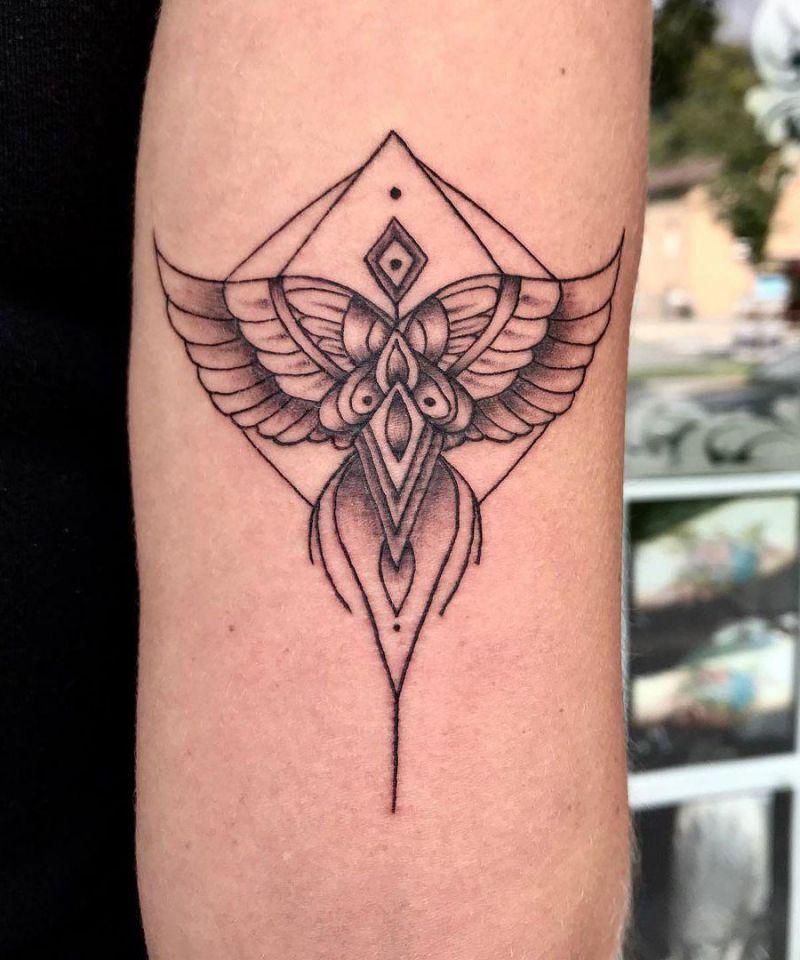 30 Unique Geometric Bird Tattoos You Can Copy