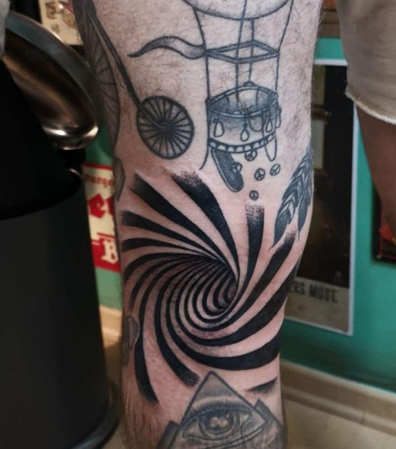 30 Gorgeous Optical Illusion Tattoos for Your Inspiration