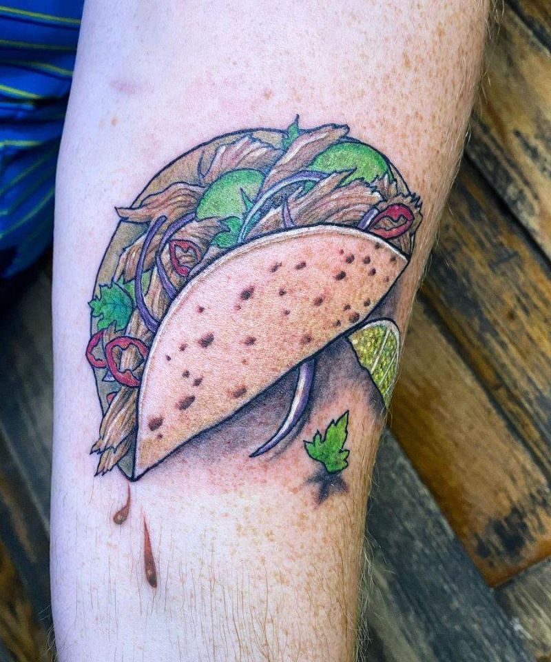 30 Unique Taco Tattoos You Can Copy