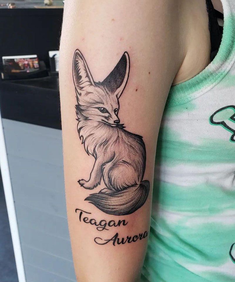 30 Pretty Fennec Fox Tattoos You Must Try