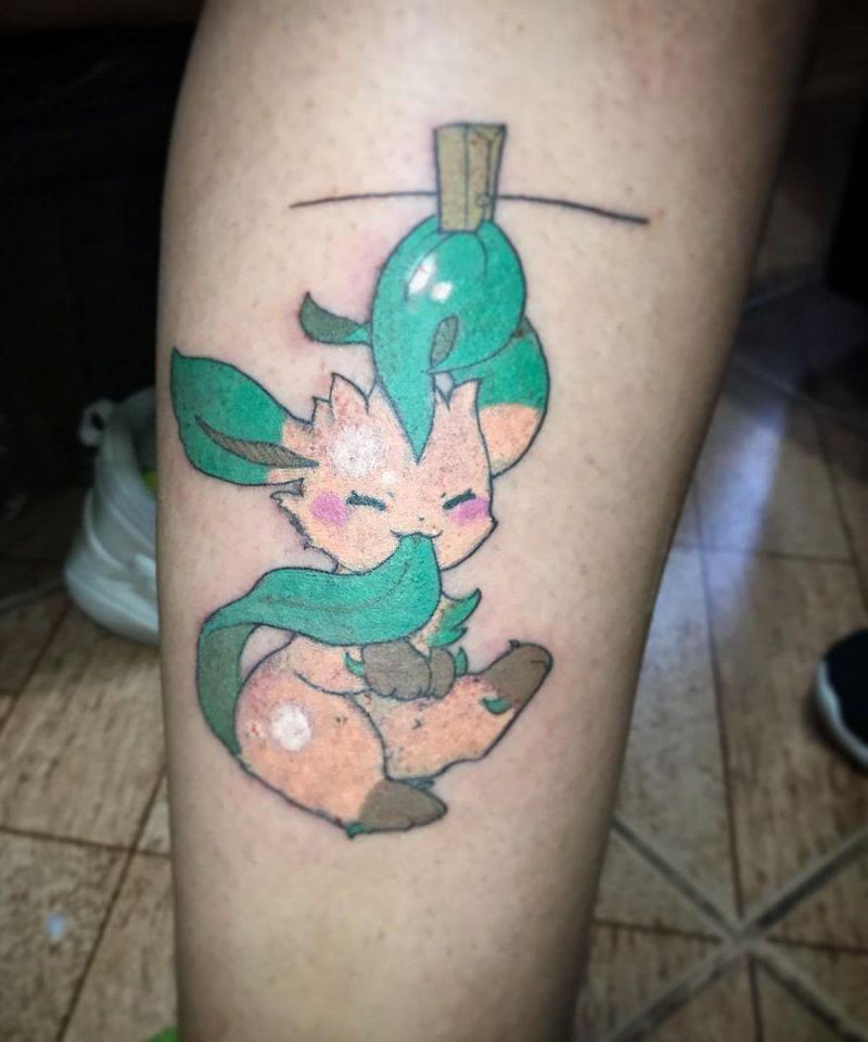 30 Cute Leafeon Tattoos You Must Try