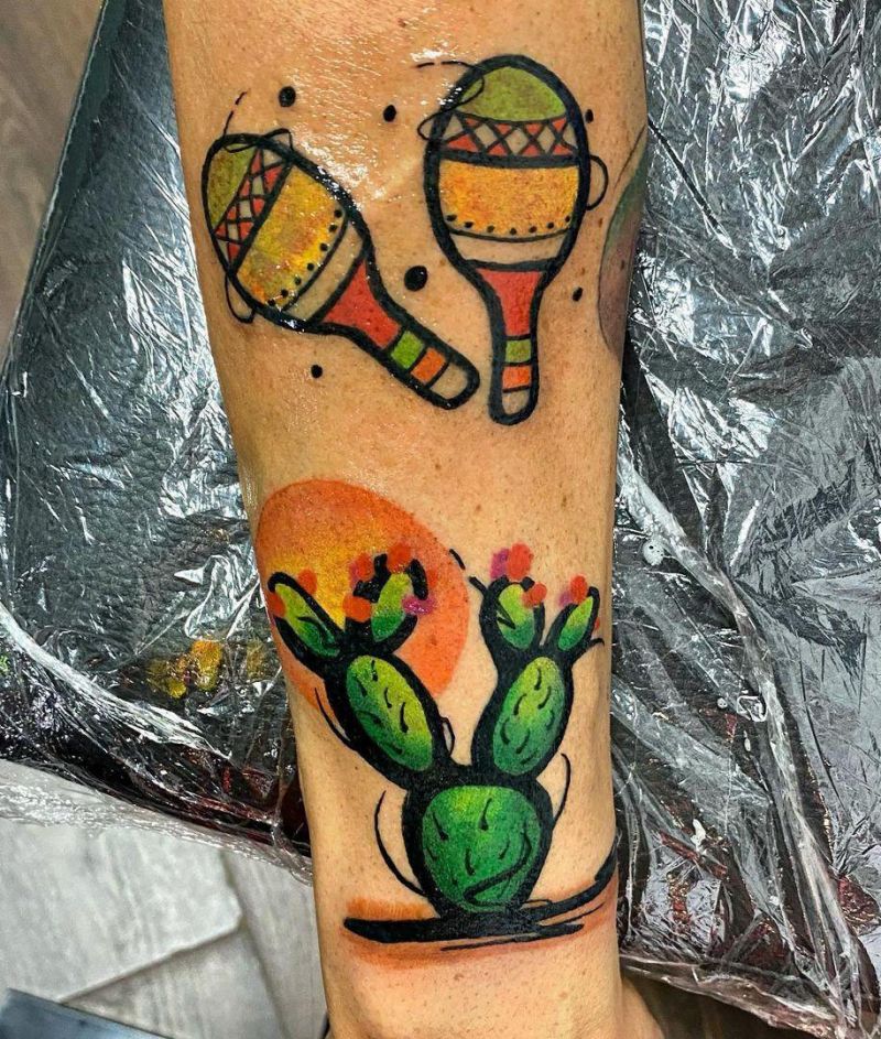 27 Pretty Maracas Tattoos You Will Love