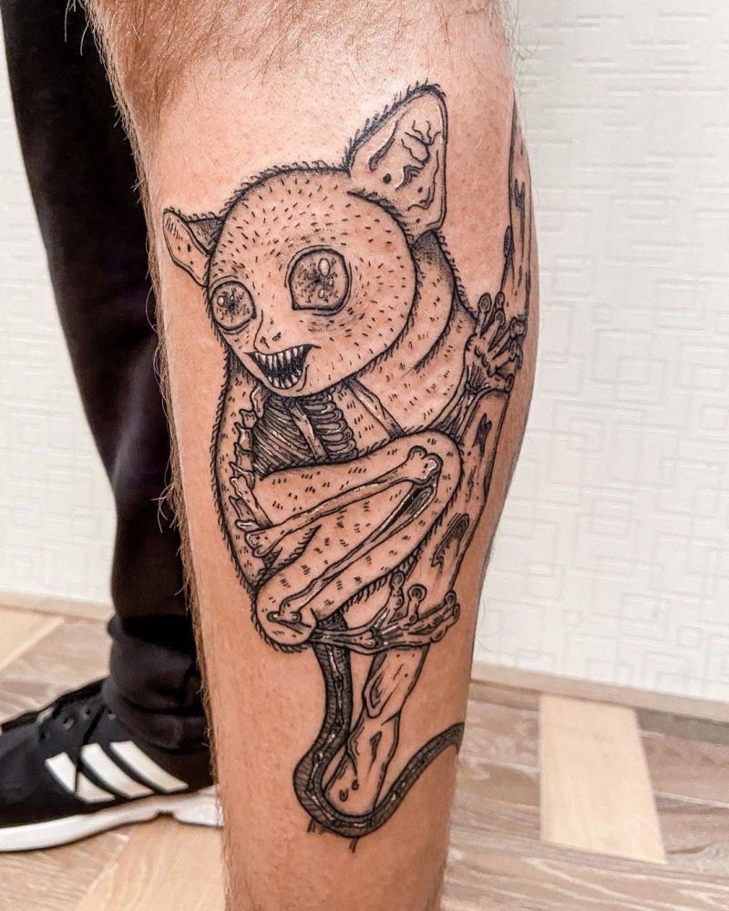 30 Cute Tarsier Tattoos You Must Love