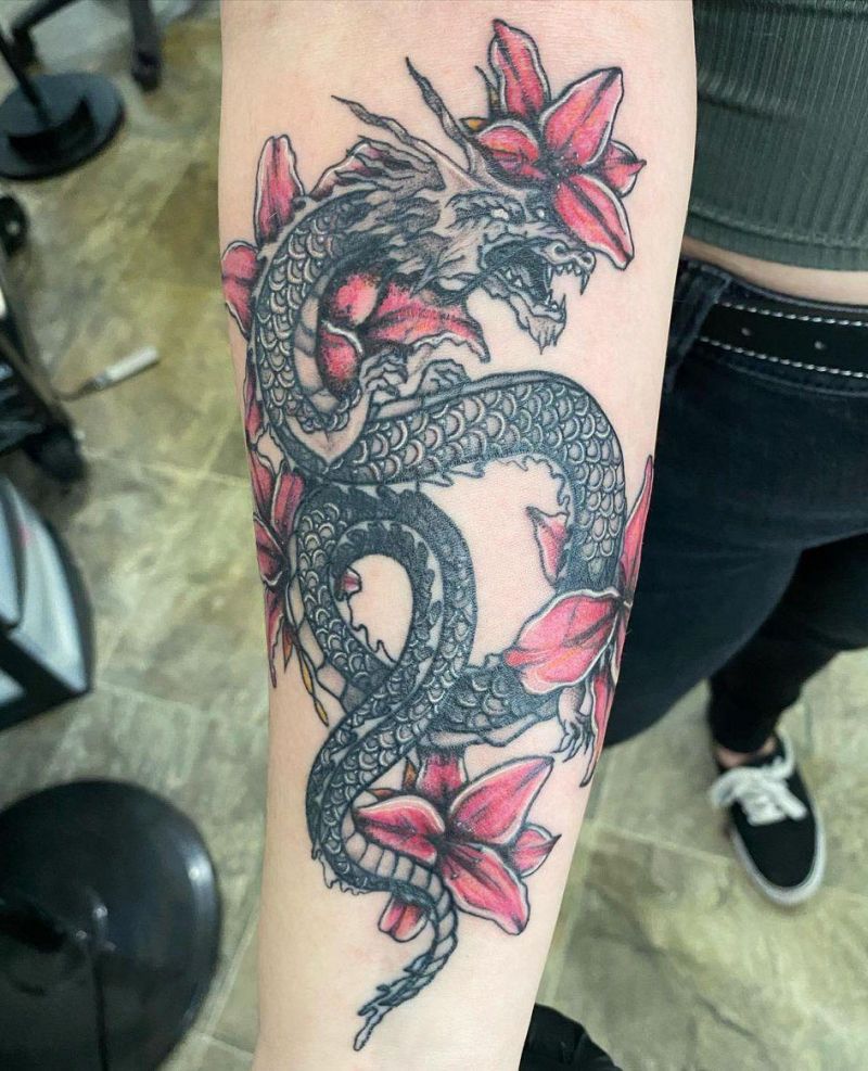 30 Pretty Dragon Tattoos You Must Love