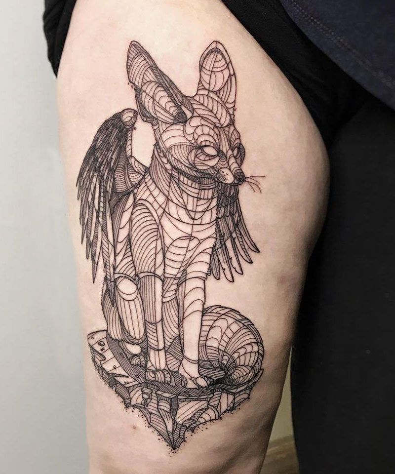 30 Pretty Fennec Fox Tattoos You Must Try