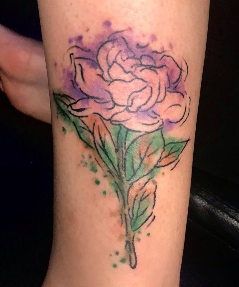 30 Unique Gardenia Tattoos You Must Love