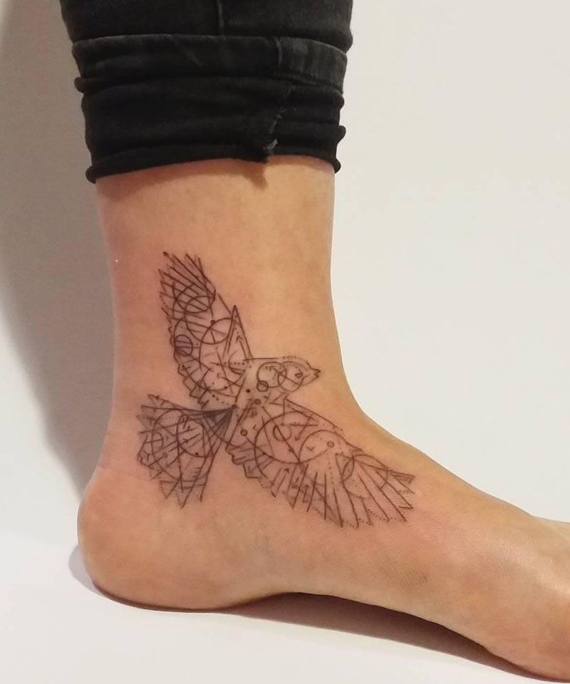 30 Unique Geometric Bird Tattoos You Can Copy
