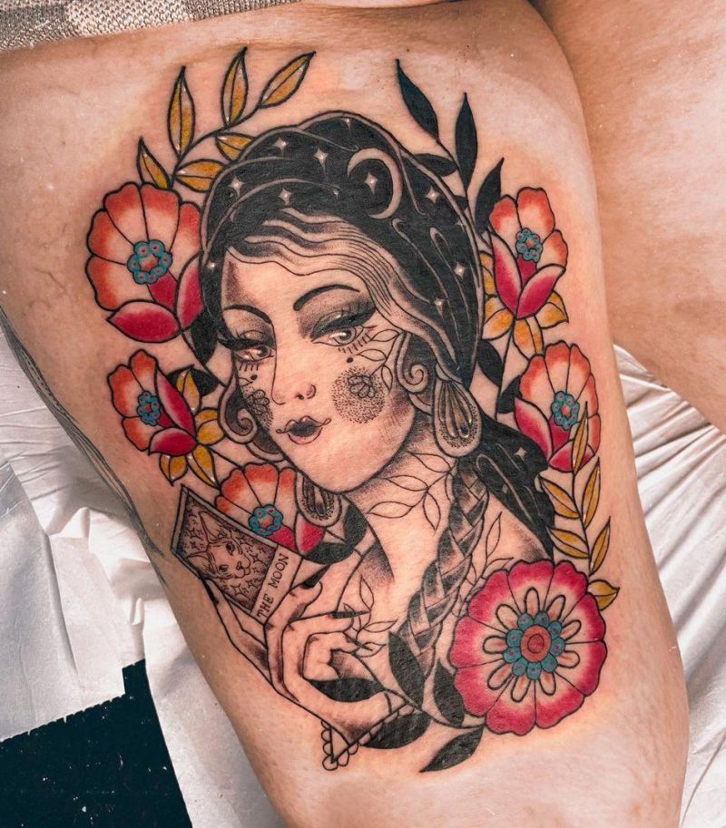 30 Pretty Gypsy Tattoos You Can Copy
