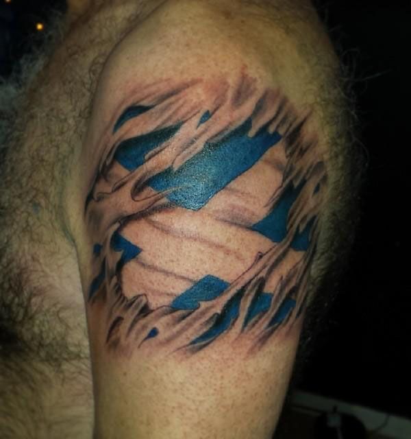 26 Pretty Saltire Tattoos You Can Copy