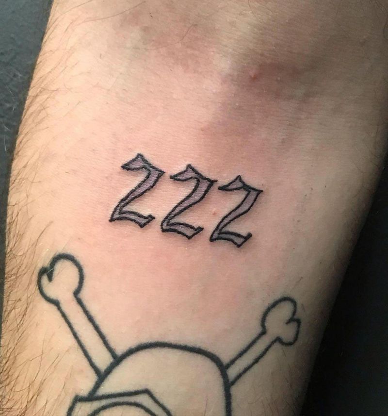 25 Pretty 222 Tattoos You Will Love